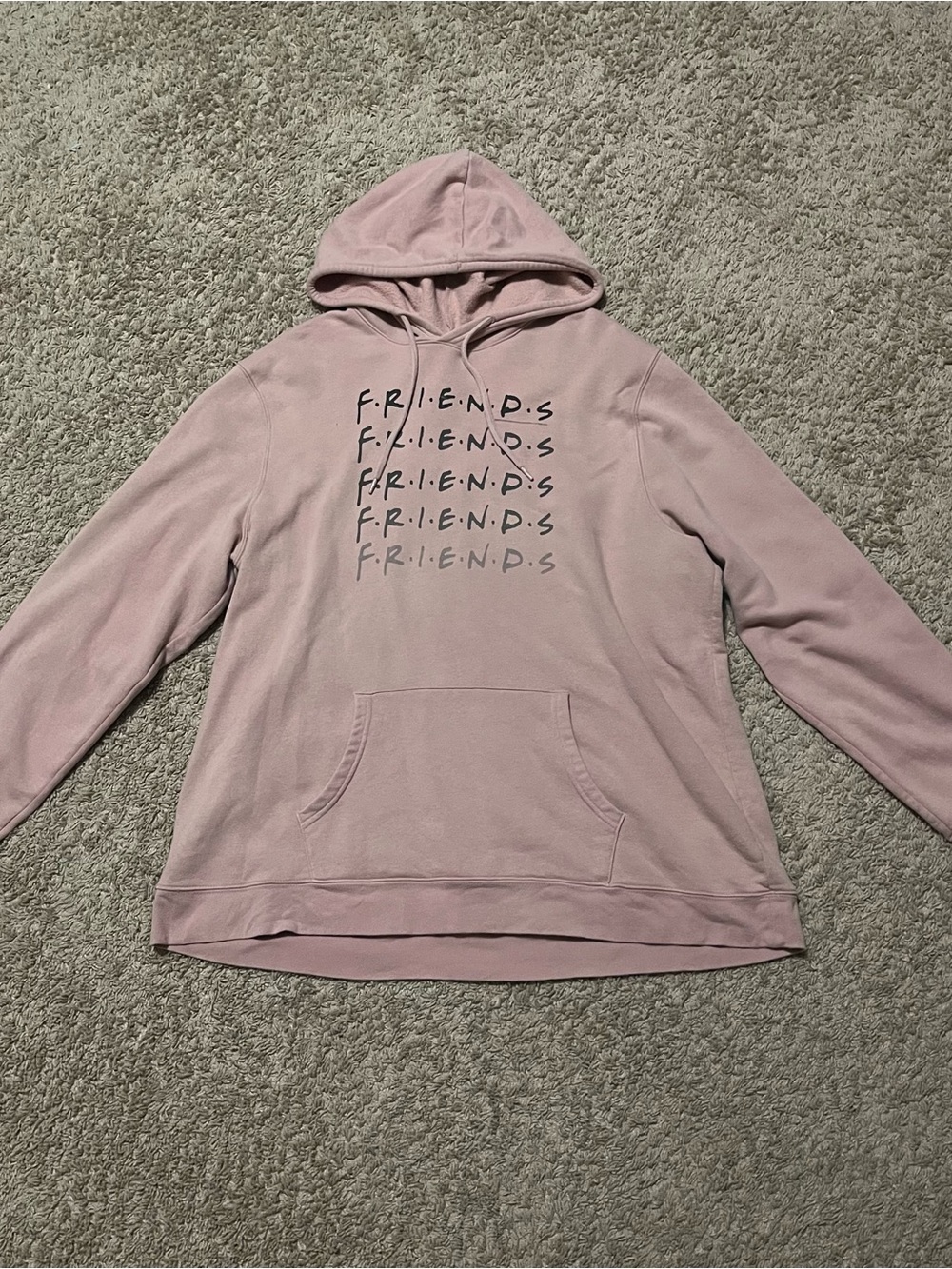 F.R.I.E.N.D.S Old Navy Womenβs XXXL Pink Graphic Hoodie Sweatshirt